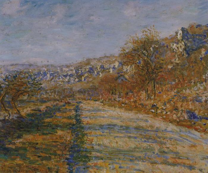 Claude Monet Road of La Roche-Guyon oil painting image
